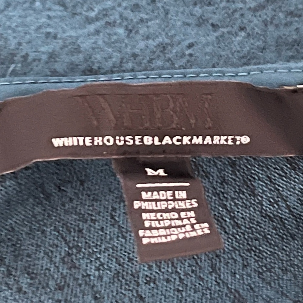 White House Black Market Teal Scoop Neck Sweater - Picture 12 of 13